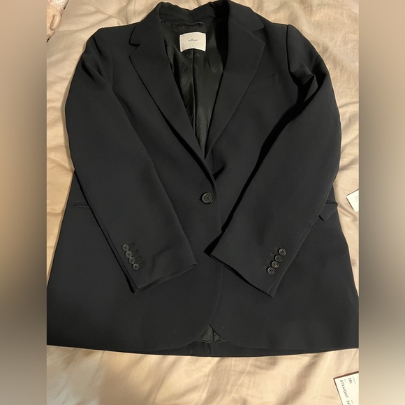 Aritzia Wilfred nostalgia blazer color black size Small - Picture 3 of 5